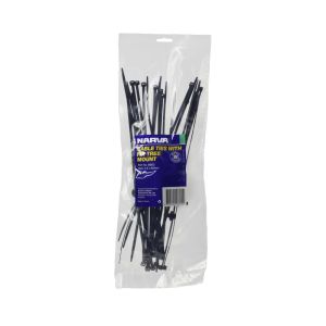 Narva 300mm X 4.8mm Black Fir Tree Mount Cable Tie (Pack Of 25) 