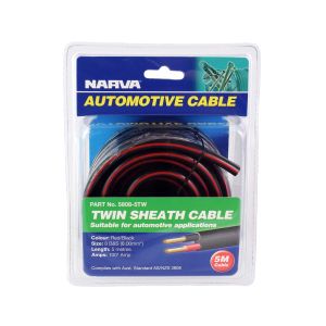 Narva 8Bs Twin Sheath Battery Cable (Blister Pack Of 5m) 