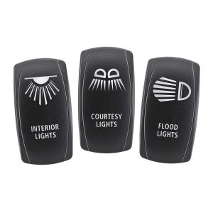 Narva Interior Lights, Courtesy Lights & Flood Lights Rocker Switch Actuator Panel Set 