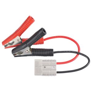 Narva 200mm Battery Clamps To 50 Amp Anderson Plug Adaptor Lead (Blister Pack Of 1) 