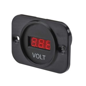 Narva 6-33V Flush Mount LED Volt Meter (Blister Pack Of 1) 