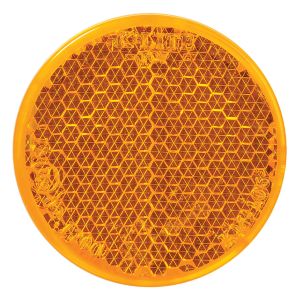 Narva 42mm Round Amber Self Adhesive Reflector (Pack Of 50) 