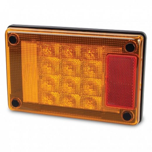 Hella 12-24V Jumbo Style LED Indicator Light Insert (199 X 129 X 24mm) 