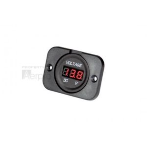 Aerpro Black Flush Mount Dc Volt Gauge  