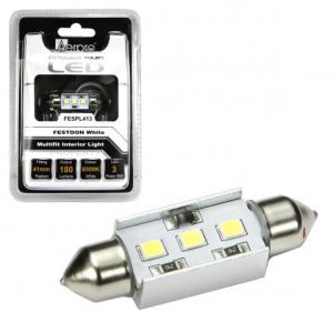 Aerpro 12V 41mm 3 SMD LED Festoon Globe (Blister Pack Of 1) 