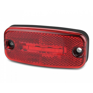 Hella 24V Red LED Rear End Outline Marker Light (110 X 51 X 22mm) 