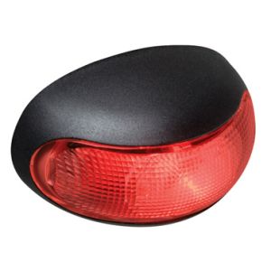 Hella 8-28V LED Red Rear End Outline Marker Light With Grilamid Lens 