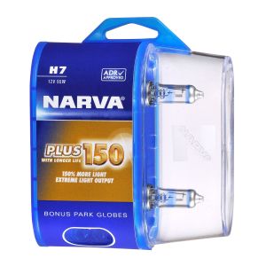 Narva 12V 55W +150% H7 QH Globe (Blister Pack Of 2) 