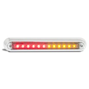 LED 12V Low Profile Combination Tailight With White Housing (235 X 46 X 17mm) 