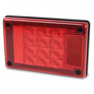 Hella 12-24V Jumbo Style LED Stop/Tail Light Insert (199 X 129 X 23mm) 