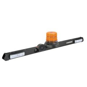Narva 1.2m Mine Bar With 12-24V Pulse Beacon, Combo Lights & 92dB Broadband Reverse Alarm 