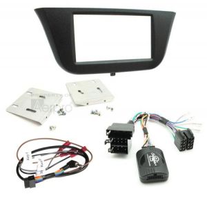 Aerpro Double Din Textured Black Installation Kit To Suit Iveco 