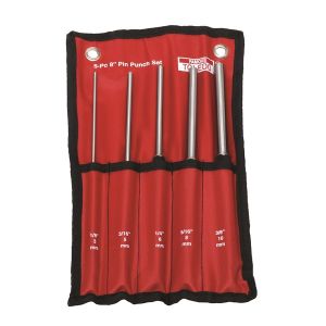 Toledo 5 Piece Extra Long Heavy Duty Pin Punch Set 