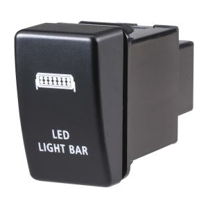 Narva 12V Blue LED Light Bar Holden/Isuzu Oe Style Push Button Switch (Blister Pack Of 1) 