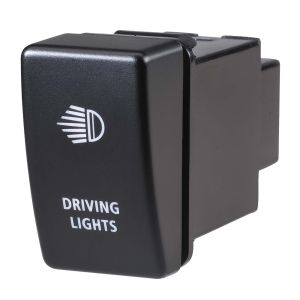 Narva 12V Blue LED Driving Light Holden/Isuzu Oe Style Push Button Switch (Blister Pack Of 1) 