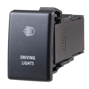 Narva 12V Blue LED Driving Light Holden/Isuzu Oe Style Push Button Switch (Blister Pack Of 1) 