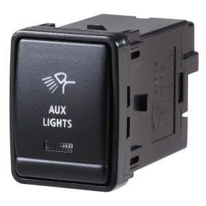 Narva 12V Blue LED Aux Lights Nissan Oe Style Push Button Switch (Blister Pack Of 1) 