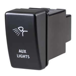 Narva 12V Blue LED Aux Lights Holden/Isuzu Oe Style Push Button Switch (Blister Pack Of 1) 