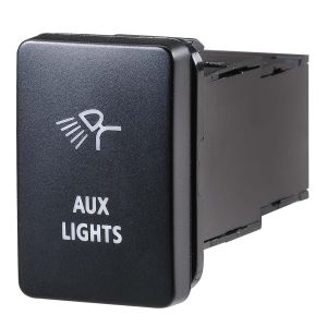 Narva 12V Blue LED Aux Lights Toyota Oe Style Push Button Switch (Blister Pack Of 1) 