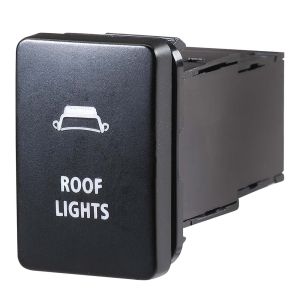Narva 12V Blue LED Roof Lights Toyota Oe Style Push Button Switch (Blister Pack Of 1) 