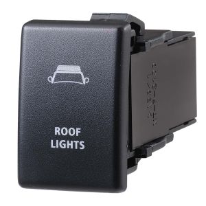 Narva 12V Blue LED Roof Lights Holden/Isuzu Oe Style Push Button Switch (Blister Pack Of 1) 