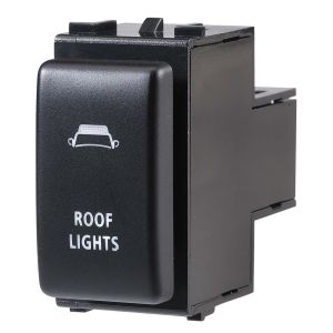 Narva 12V Blue LED Roof Lights Nissan Oe Style Push Button Switch (Blister Pack Of 1) 