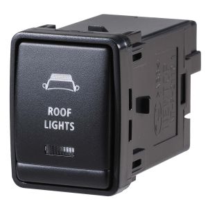 Narva 12V Blue LED Roof Lights Nissan Oe Style Push Button Switch (Blister Pack Of 1) 