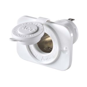 Narva White Heavy Duty Cigarette Lighter Socket (Blister Pack Of 1) 