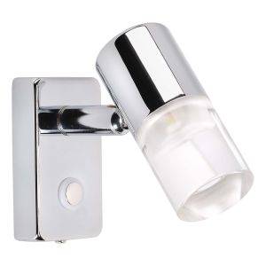 Narva 10-30V Chrome Interior LED Pendant Light With Touch On/Dim/Off Switch 