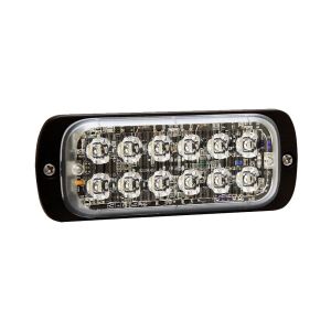 Narva 12-24V Low Profile Red/Blue LED Warning Light With 25 Flash Patterns 