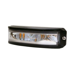 Narva 12-24V Wide Angle Amber LED Warning Light With 16 Flash Patterns (128 X 38 X 35mm) 