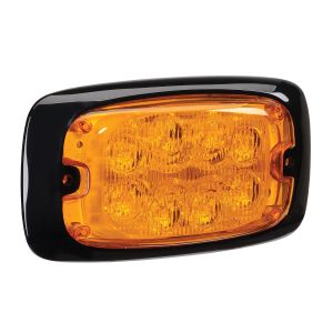Narva 12-24V High Output Amber LED Warning Light With 16 Flash Patterns (122 X 70 X 22mm) 
