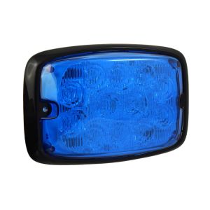 Narva 12-24V High Output Blue LED Warning Light With 16 Flash Patterns (139 X 76 X 22mm) 