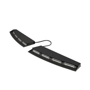 Narva 12V Low Profile Red/Blue LED Visor Warning Light With 42 Flash Patterns 