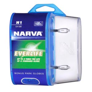 Narva 12V 55W Everlife H1 QH Globe (Blister Pack Of 2) 