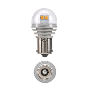 Narva 12V Amber BAU15S LED Indicator Globe (Blister Pack Of 1) 