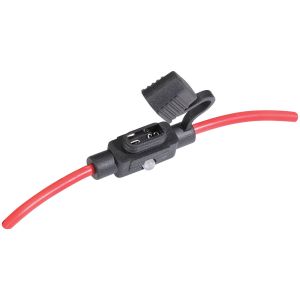 Narva In-Line Mini Blade Fuse Holder With Water Proof Cap & LED Indicator (Pack Of 10) 