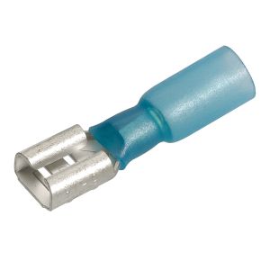 Narva Blue 6.3mm Female Blade Adhesive Lined Heatshrink Terminal (Blister Pack Of 20) 