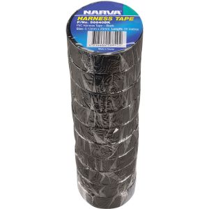 Narva 25mm X 20m Black PVC Harness Tape (Pack Of 10) 