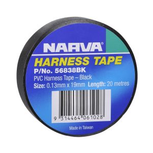 Narva 19mm X 20m Black PVC Harness Tape  