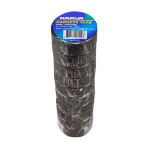 Narva 19mm X 20m Black PVC Harness Tape (Pack Of 10) 