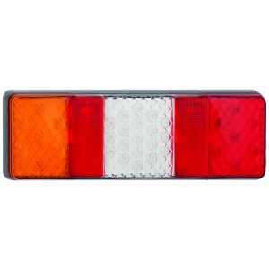 LED 12-24V Combination Tailight With Reverse Light (250 X 80 X 24mm)