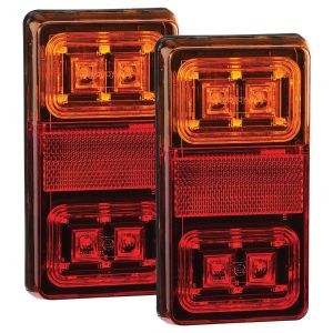 Narva 12V LED Combination Tailight Kit (150 X 80 X 21mm) (Blister Pack Of 2) 