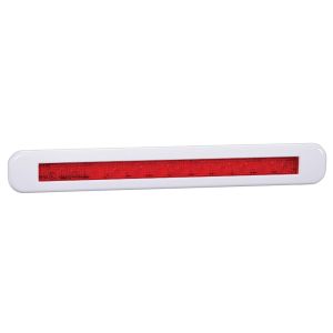 Narva 9-33V LED High Level Flush Mount Stop Light With White Cover (260 X 35 X 23mm) 