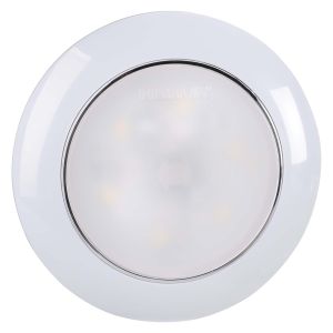 Narva Saturn 12V White/Red LED Dual Colour Interior Light With Touch Switch (75mm X 10mm) 