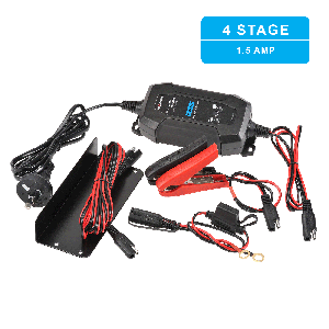 Projecta 12V 1.5 Amp 4 Stage Automatic Battery Charger 