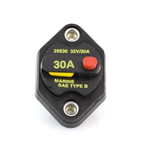 Bussmann Mid Range 30 Amp Manual Reset Circuit Breaker 
