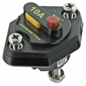 Bussmann Mid Range 40 Amp Manual Reset Circuit Breaker 
