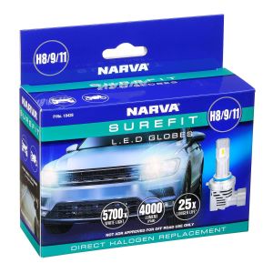 Narva Surefit 12-24V H8,9,11 LED Globe Conversion Kit 