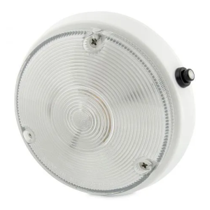 Hella 12V 10W Water Resistant Interior/Exterior Light With White Housing & On/Off Switch 